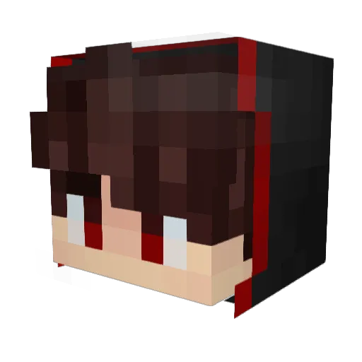 Chimer8421 Minecraft avatar head, 3D render