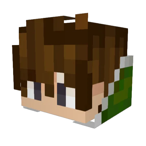 ChimeraGaming Minecraft avatar head, 3D render