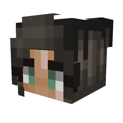 Chimera_Creates Minecraft avatar head, 3D render