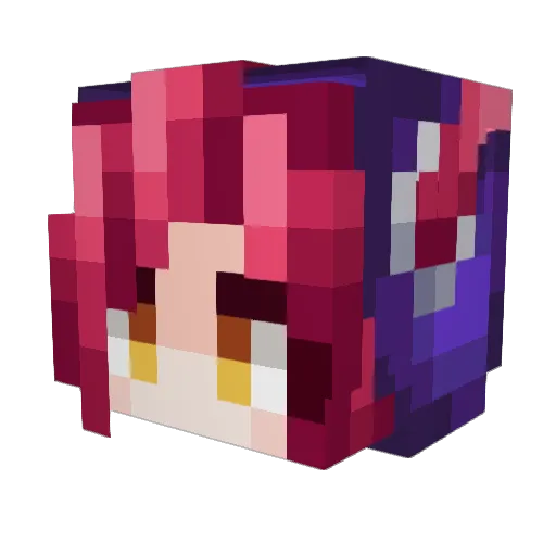 ChimiChonker Minecraft avatar head, 3D render