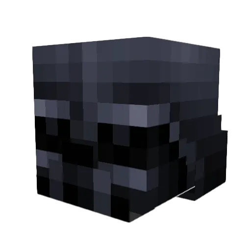 Chimichanga77 Minecraft avatar head, 3D render
