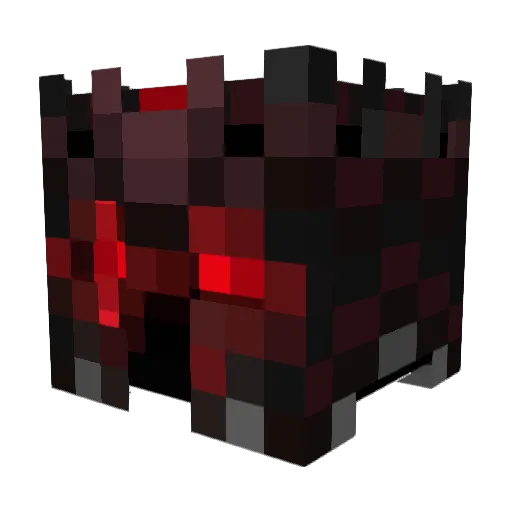Chimidani Minecraft avatar head, 3D render
