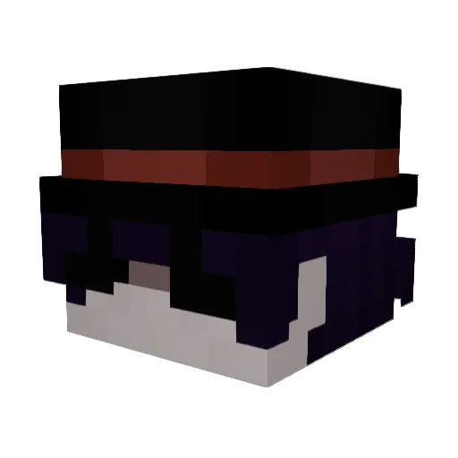 ChimitovZ Minecraft avatar head, 3D render