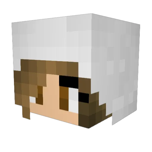 ChimmyPuff Minecraft avatar head, 3D render