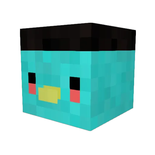 ChimneyGhost Minecraft avatar head, 3D render