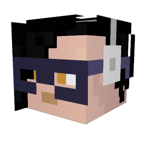 ChimneySwifter42 Minecraft avatar head, 3D render