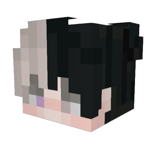 Chimon89 Minecraft avatar head, 3D render