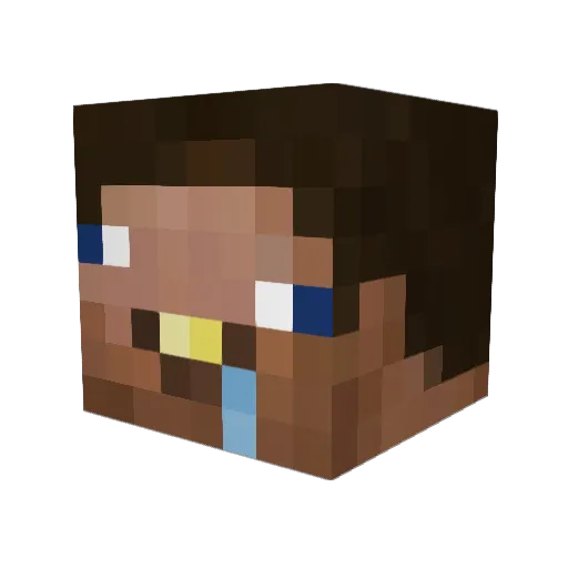 ChimpGang911 Minecraft avatar head, 3D render