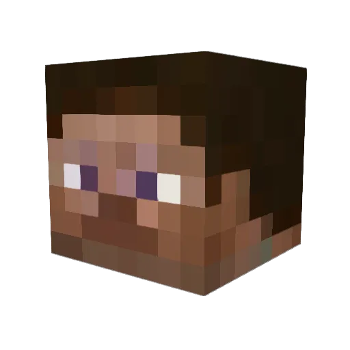 ChinChinFX Minecraft avatar head, 3D render