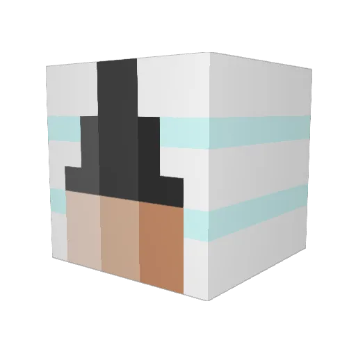 ChinchillaM Minecraft avatar head, 3D render