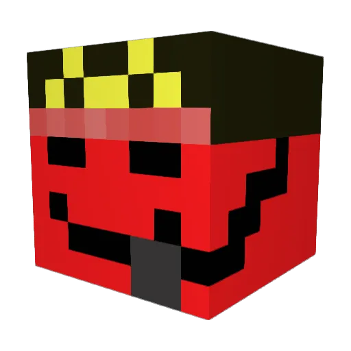 Chinese_Gaming Minecraft avatar head, 3D render