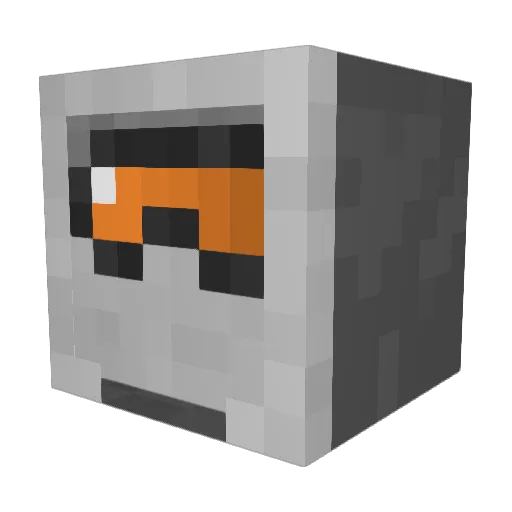 ChingChongVirus Minecraft avatar head, 3D render