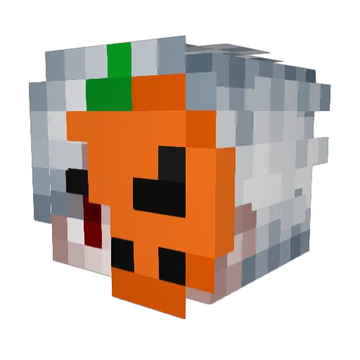 Chingoncitoo Minecraft avatar head, 3D render
