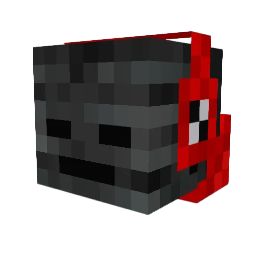Chino13 Minecraft avatar head, 3D render