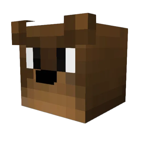 ChinoJr Minecraft avatar head, 3D render