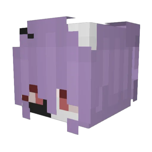 Chino_dino Minecraft avatar head, 3D render
