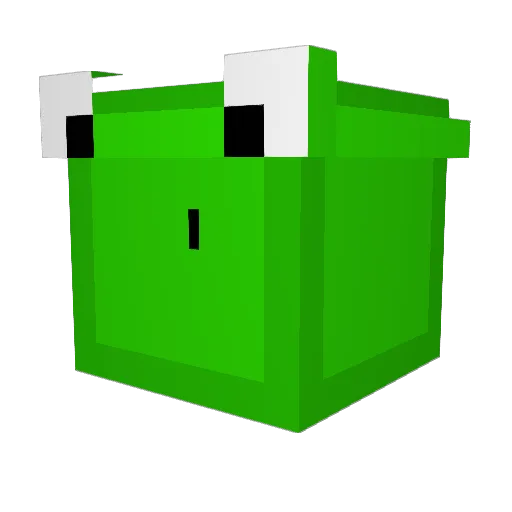Chintoss Minecraft avatar head, 3D render