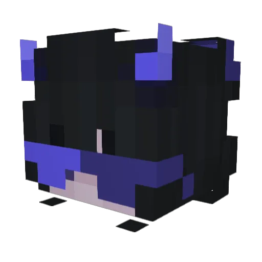 ChipCake_ Minecraft avatar head, 3D render