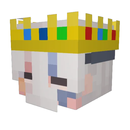 ChipGamer14 Minecraft avatar head, 3D render
