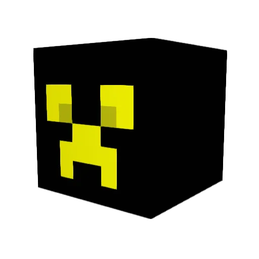 Chipilip Minecraft avatar head, 3D render