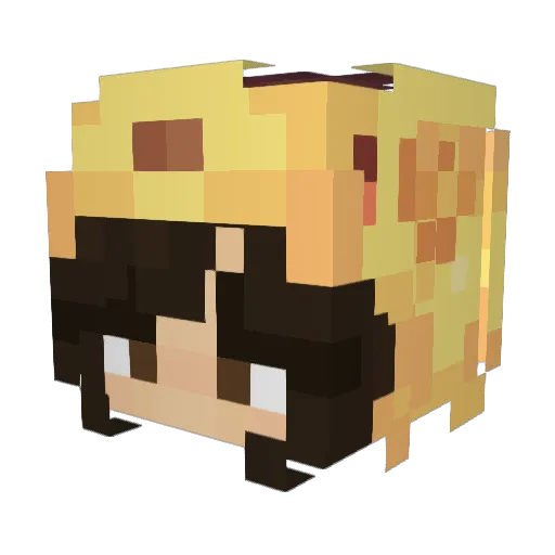 ChipotlePenguin Minecraft avatar head, 3D render