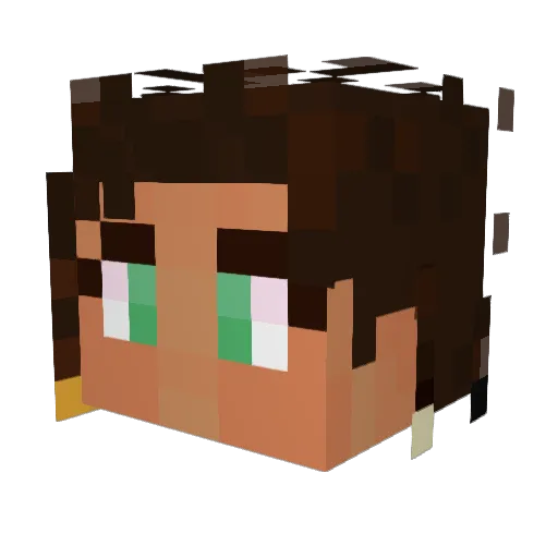 Chipotle_is_life Minecraft avatar head, 3D render