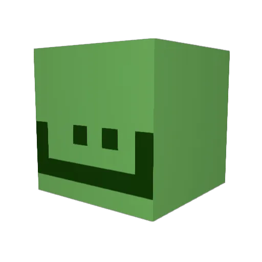 Chippeasy Minecraft avatar head, 3D render
