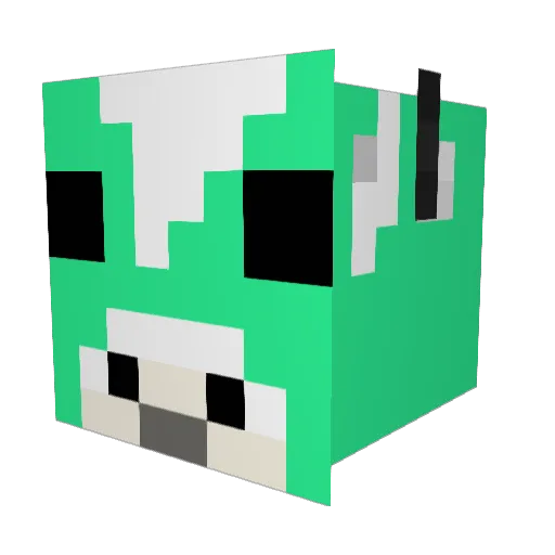 ChipperPvP Minecraft avatar head, 3D render
