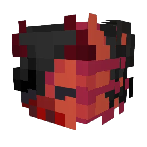 Chippomanho Minecraft avatar head, 3D render
