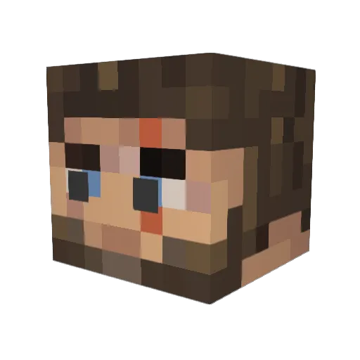 ChippyChappy99 Minecraft avatar head, 3D render