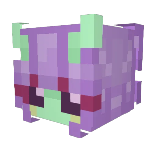ChippyCrush Minecraft avatar head, 3D render