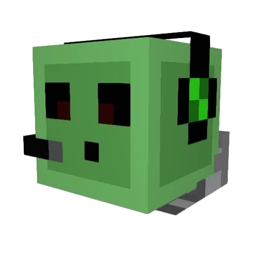 Chips1896 Minecraft avatar head, 3D render