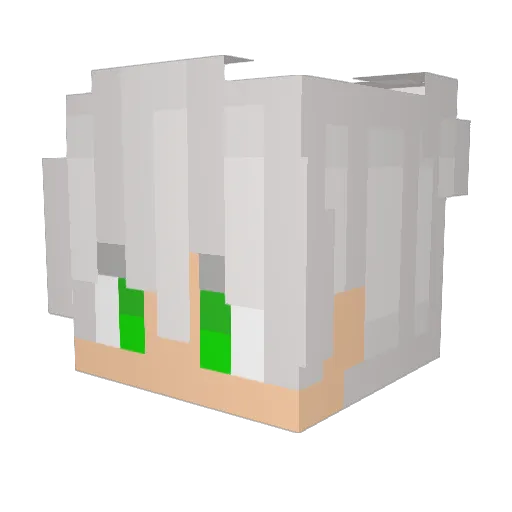 ChipsLeys Minecraft avatar head, 3D render