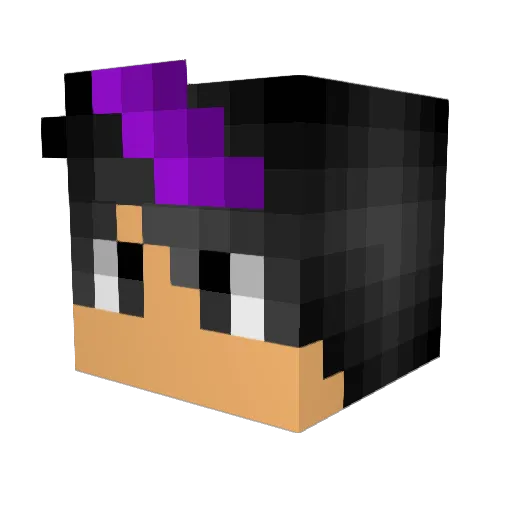 ChipsNdiip Minecraft avatar head, 3D render