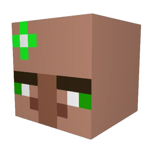 ChipsTuttar69 Minecraft avatar head, 3D render