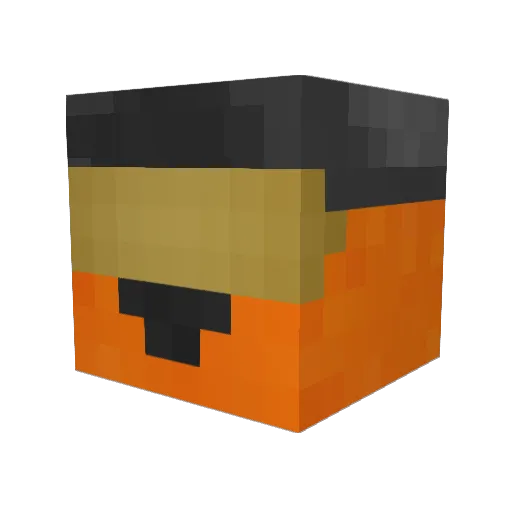 Chips_Dubbo Minecraft avatar head, 3D render