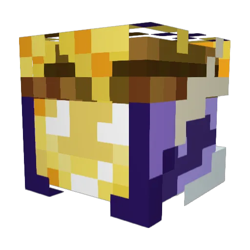 Chipytaaa Minecraft avatar head, 3D render