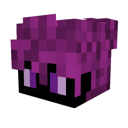 Chipzi Minecraft avatar head, 3D render