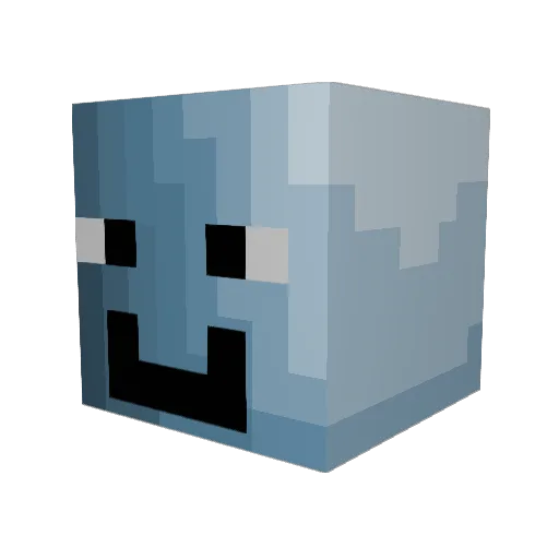 ChiqoBurrito Minecraft avatar head, 3D render