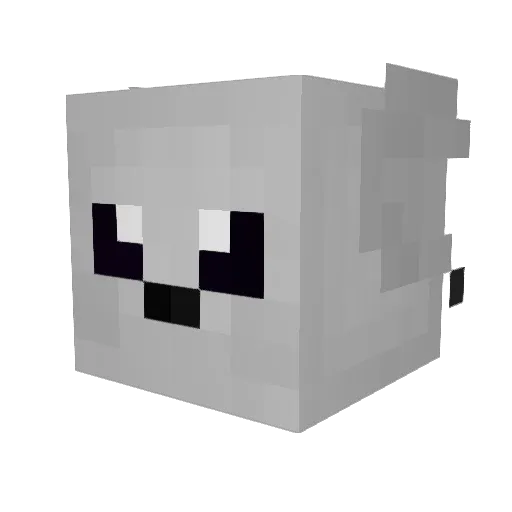 ChiraqShooter Minecraft avatar head, 3D render