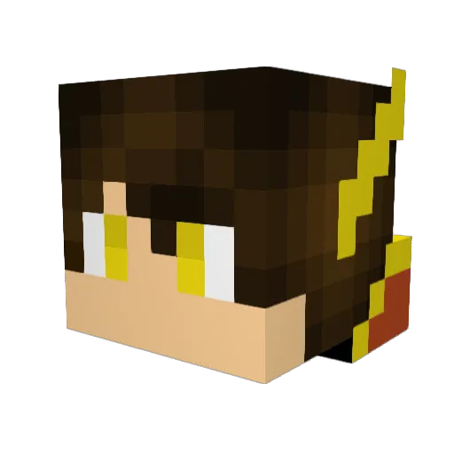 ChiraqTheDon Minecraft avatar head, 3D render