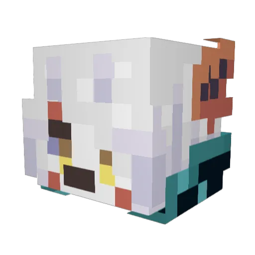 Chirithy Minecraft avatar head, 3D render