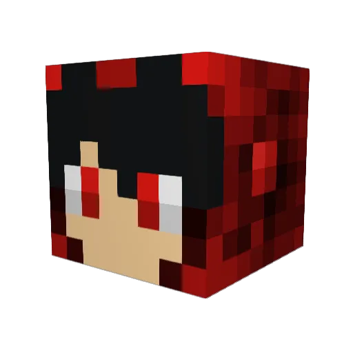 Chiro45 Minecraft avatar head, 3D render