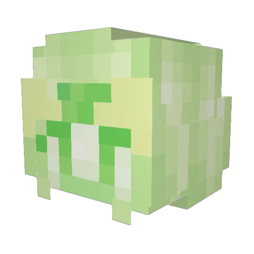 Chiroeli Minecraft avatar head, 3D render
