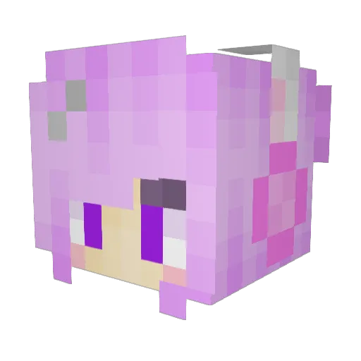 ChirpRatio Minecraft avatar head, 3D render