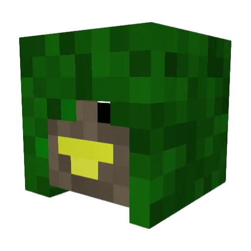 Chirp_1 Minecraft avatar head, 3D render