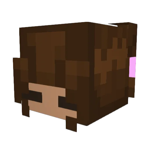 ChirsDaWorst Minecraft avatar head, 3D render