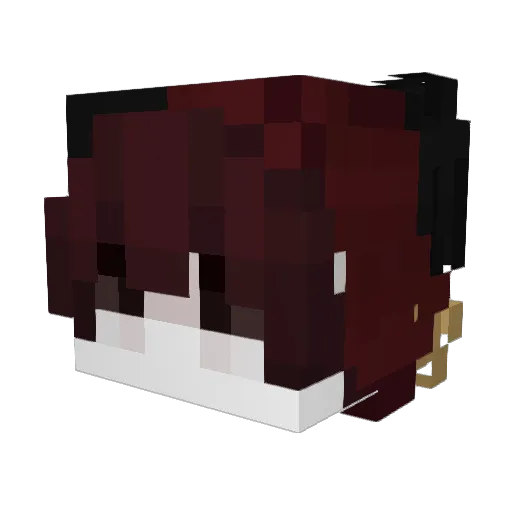 Chiru_Arvind Minecraft avatar head, 3D render