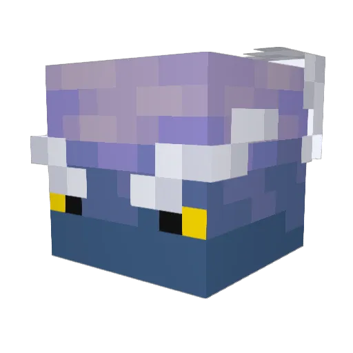 Chisato_24 Minecraft avatar head, 3D render