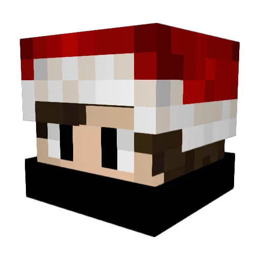 ChisiGamer Minecraft avatar head, 3D render